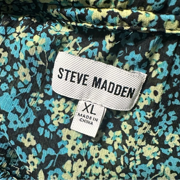 Steve Madden Teal Floral Maxi Dress - Picture 5 of 6